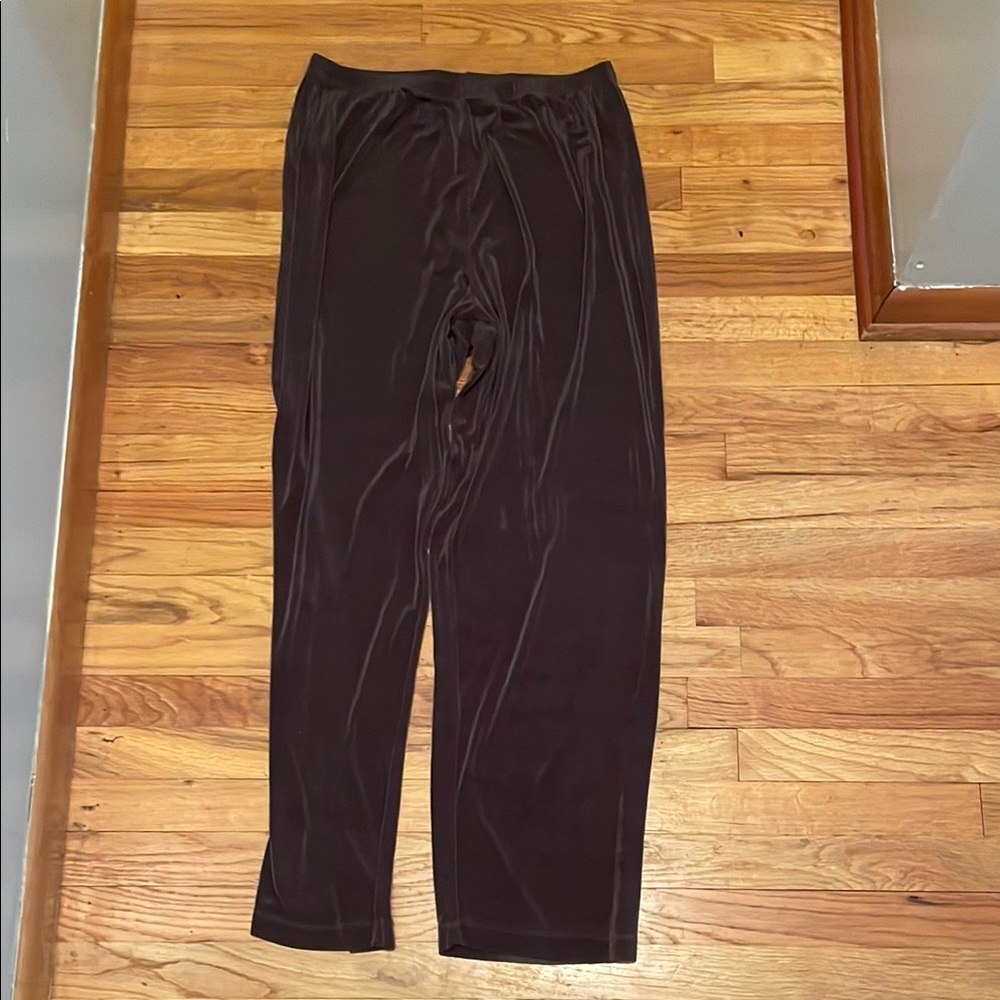 Black Straight Leg Trousers with Regular Fit